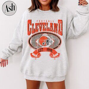 Cleveland Football Vintage Style Crewneck Sweatshirt 17